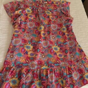 JODIFL Floral Blouse - Pink and Yellow